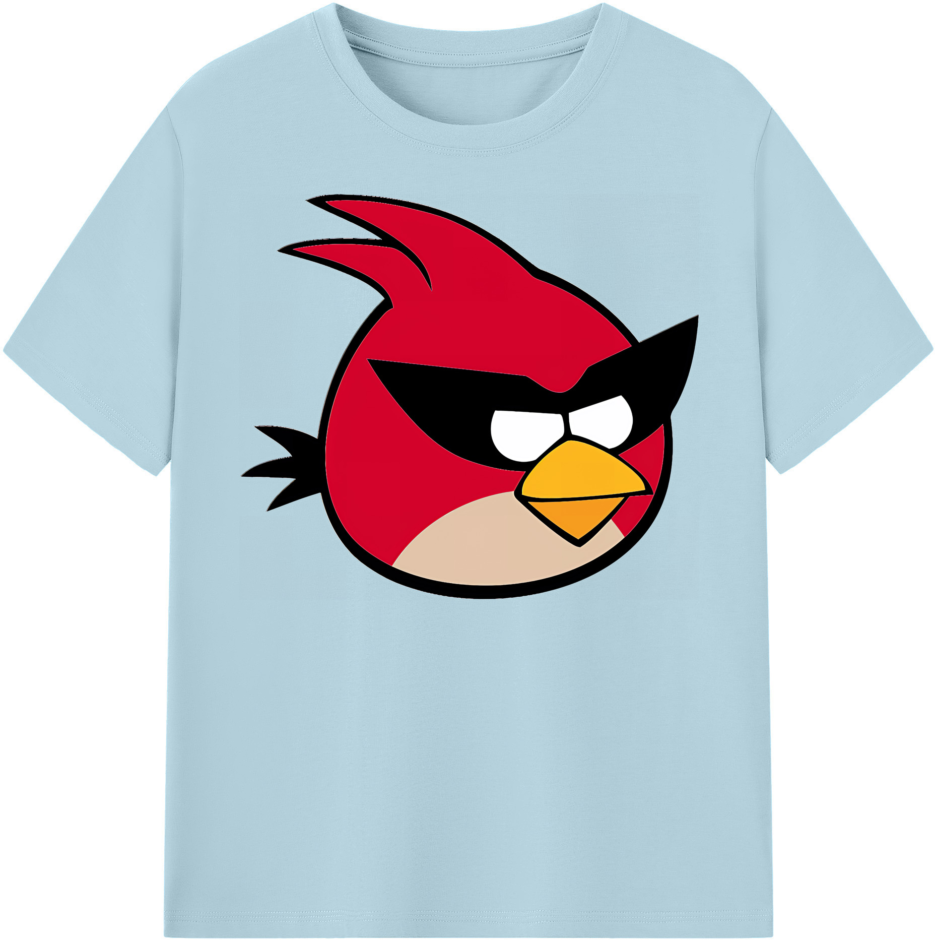 （画像用） Angry Birds アングリーバード 綿100％半袖Tシャツ（フロントプリント）